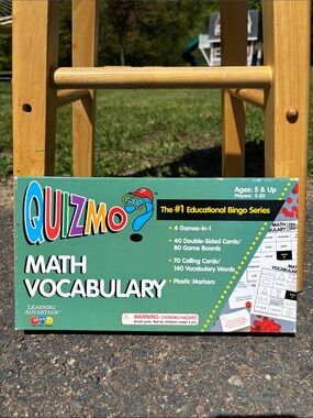Quizmo Math Vocabulary‎ Game - Green Box